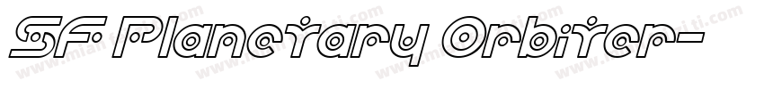 SF Planetary Orbiter字体转换